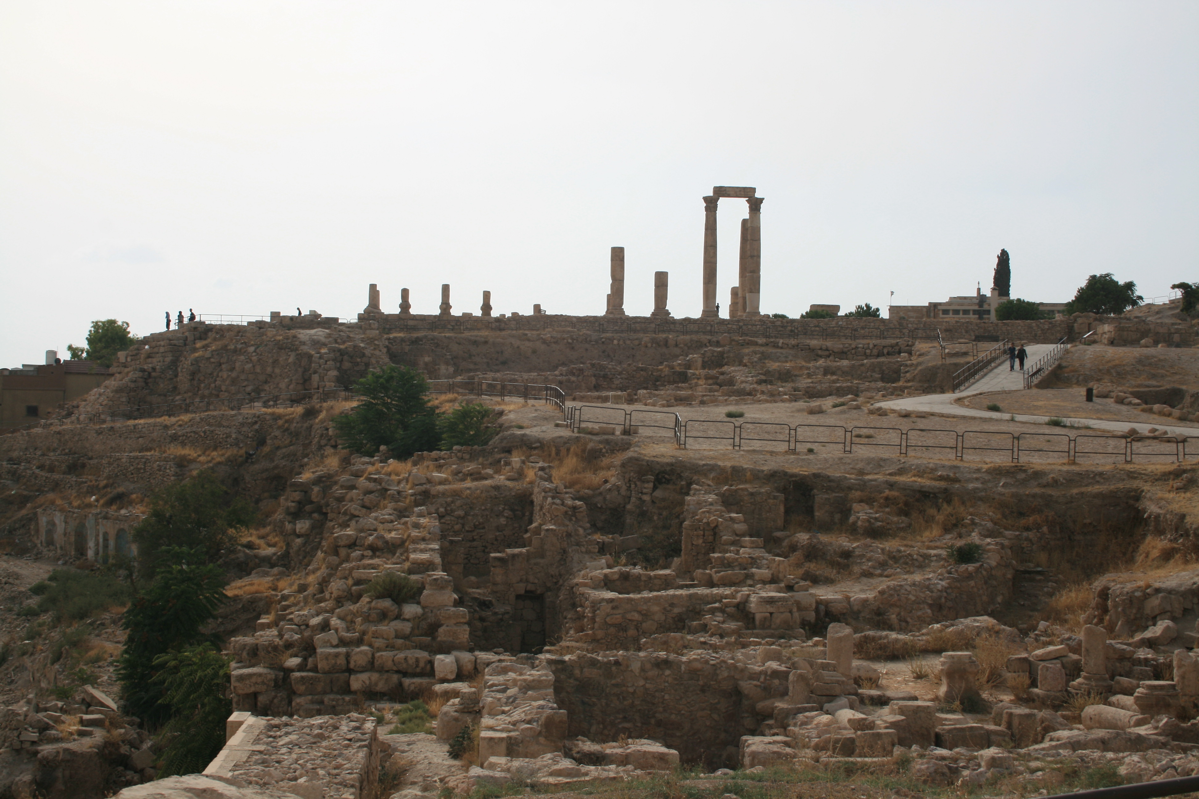 File View Of The Amman Citadel Jordan5 Jpg Wikimedia Commons