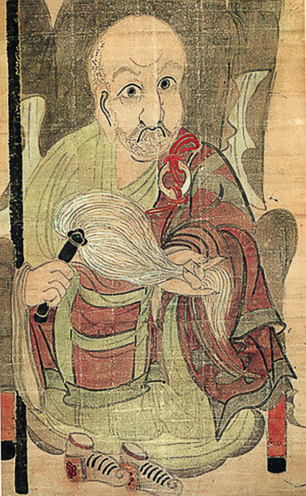 Hakuin Ekaku, self-portrait (1767)