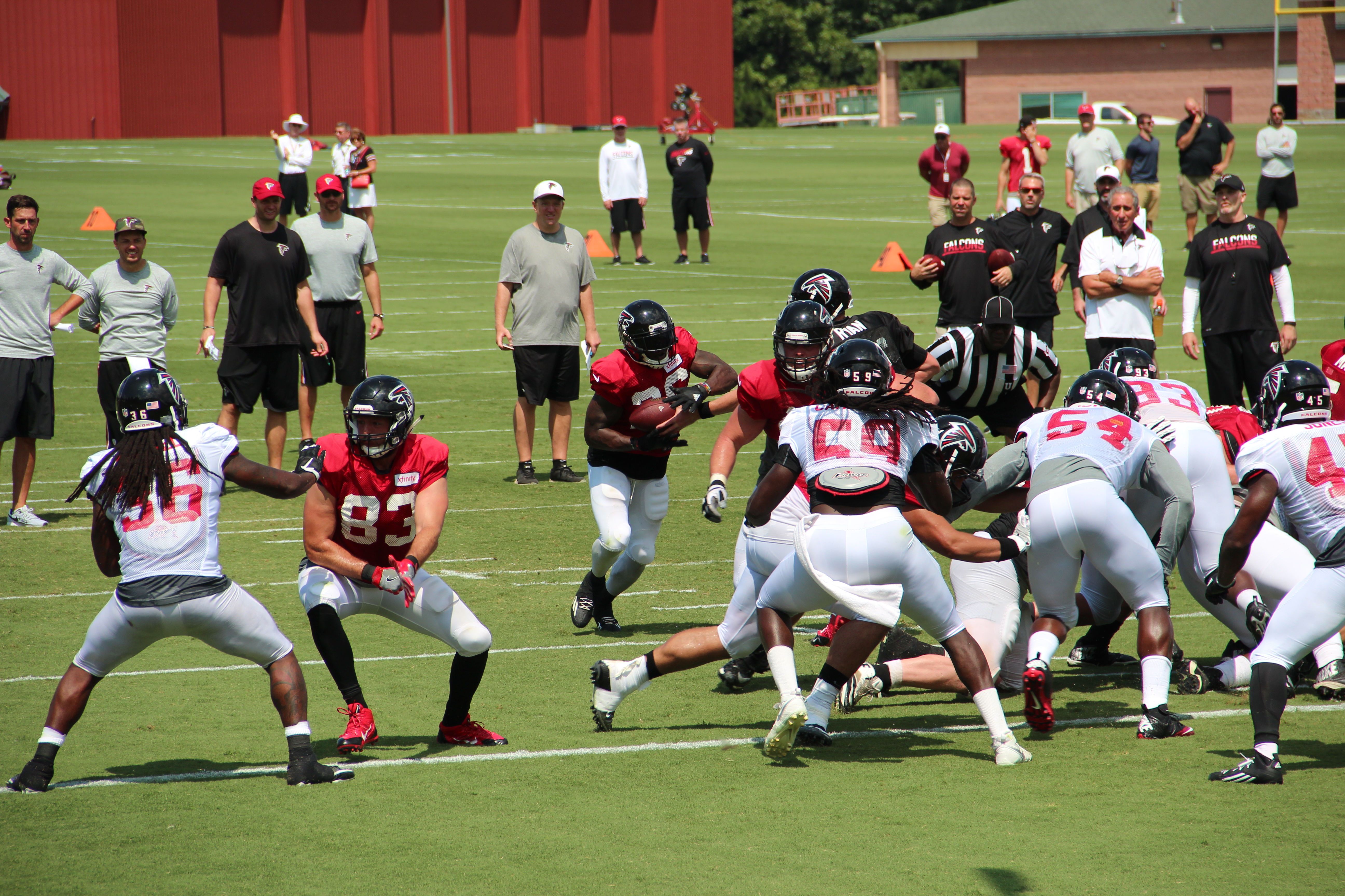 atlanta falcons training