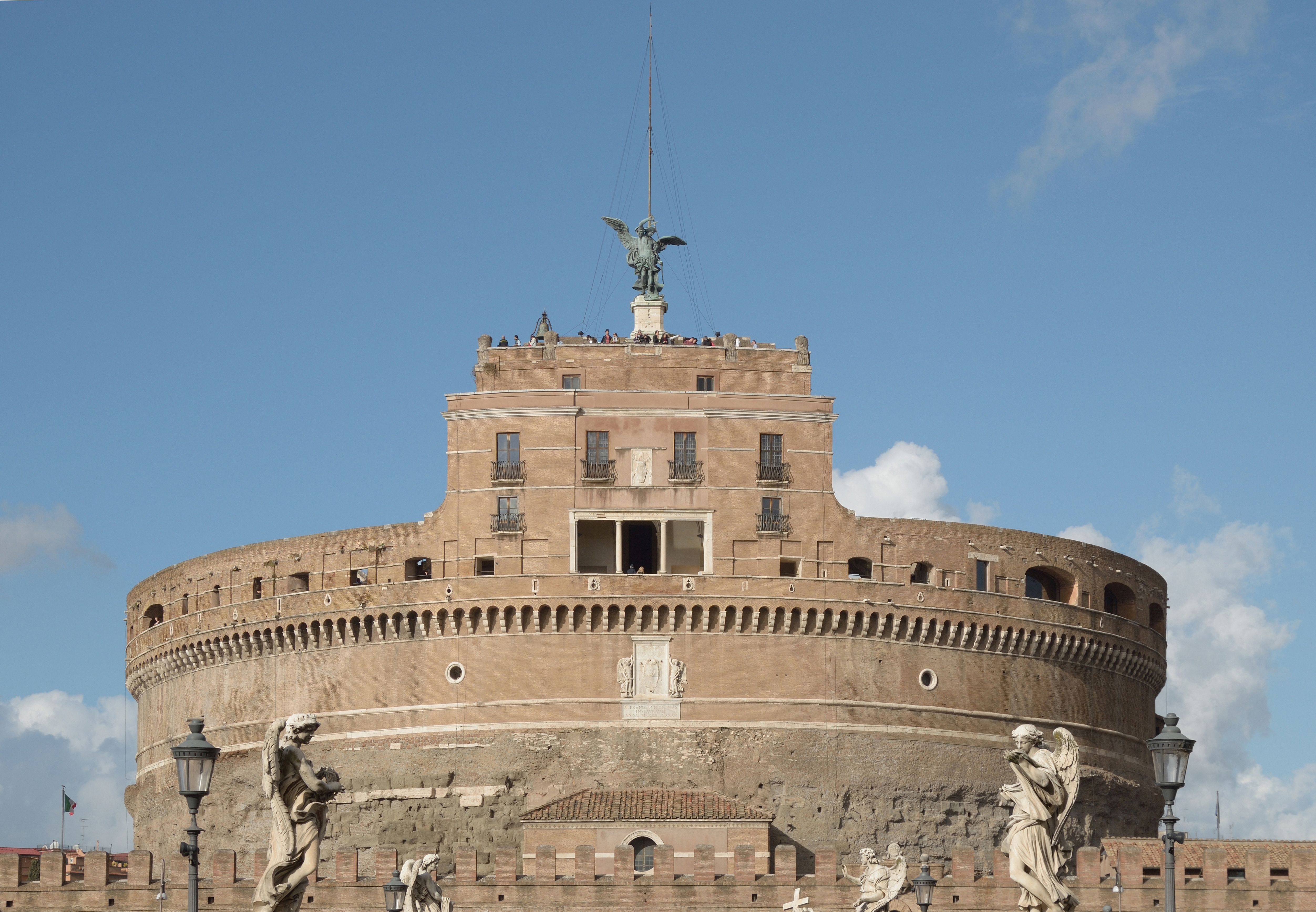 File Castel Sant Angelo Mausoleo Di Andriano Jpg Wikimedia Commons