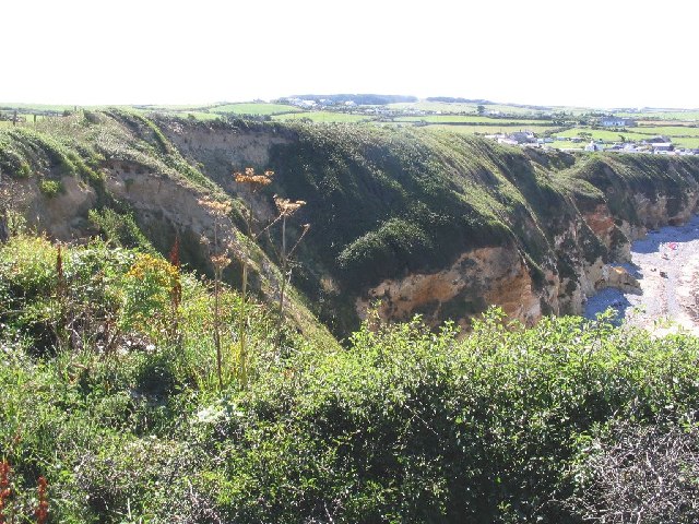 Cliffs at Church bay - geograph.org.uk - 38395