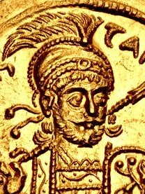 File:Coin of the Byzantine emperor Constantine IV (obverse) (cropped 4to3, closeup).jpg