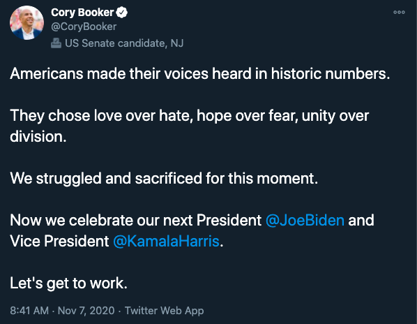 File:Cory Booker congratulates Joe Biden and Kamala Harris upon winning the 2020 president election.png