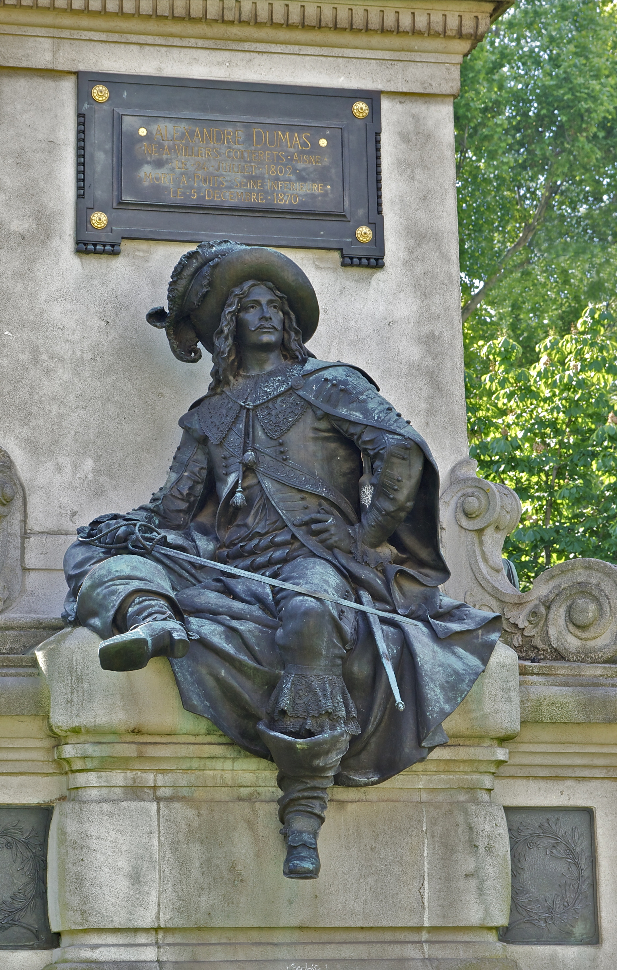 Памятник д артаньяну в париже