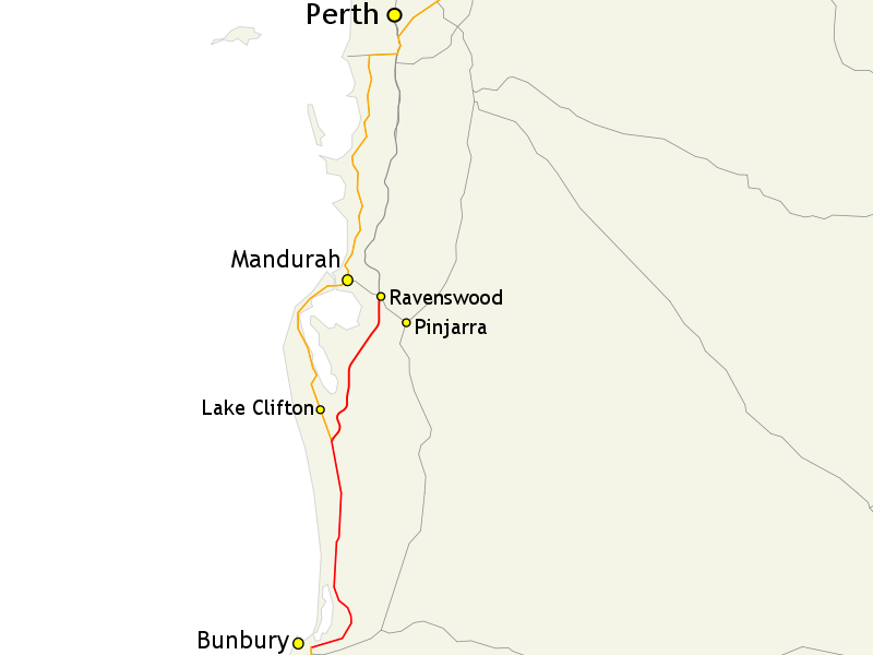 Forrest Highway map