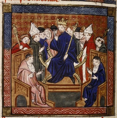 File:King Philippe, nicknamed Dieudonné passes judgement on heretics.jpg