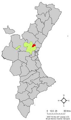 Localització de Serra respecte del País Valencià.png