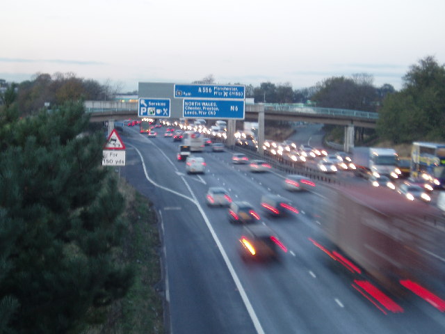 File:M6 From Sudlow Lane Bridge Looking North - geograph.org.uk - 83966.jpg