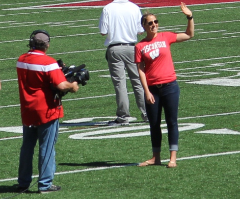 File:Meghan Duggan at UW Madison football game.jpg