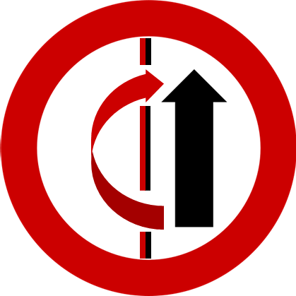 File:No overtaking allowed old greek traffic sign.png