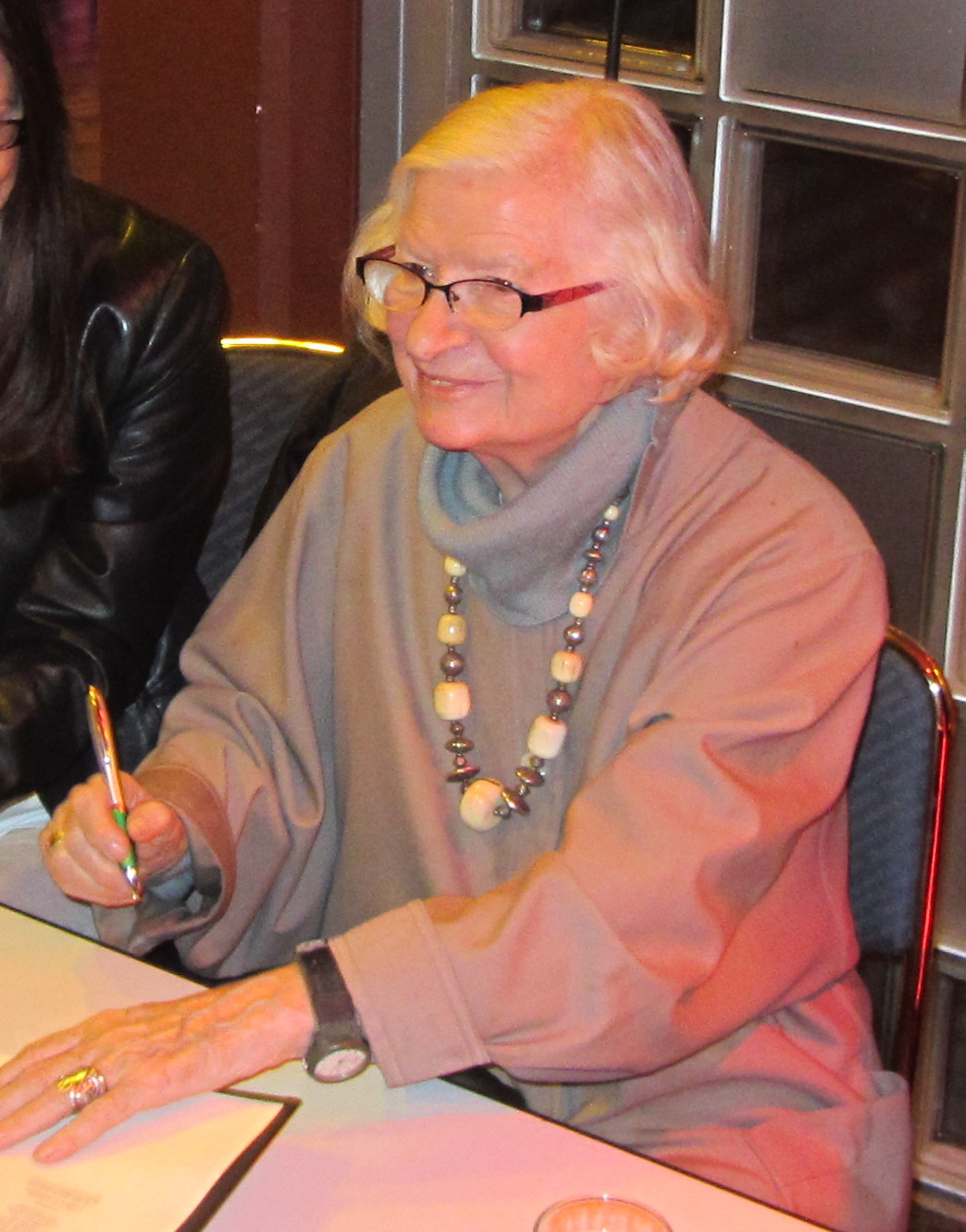 P. D. James, English author (b. 1920) died on November 27, 2014.