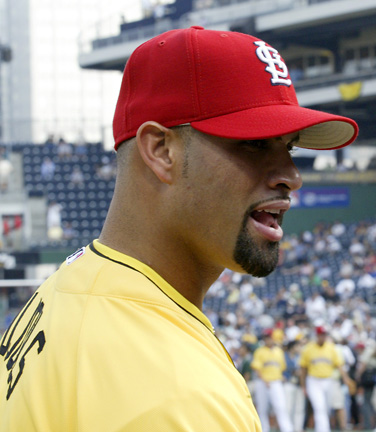 Albert Pujols, the active leader and tied for 91st in career errors at first base