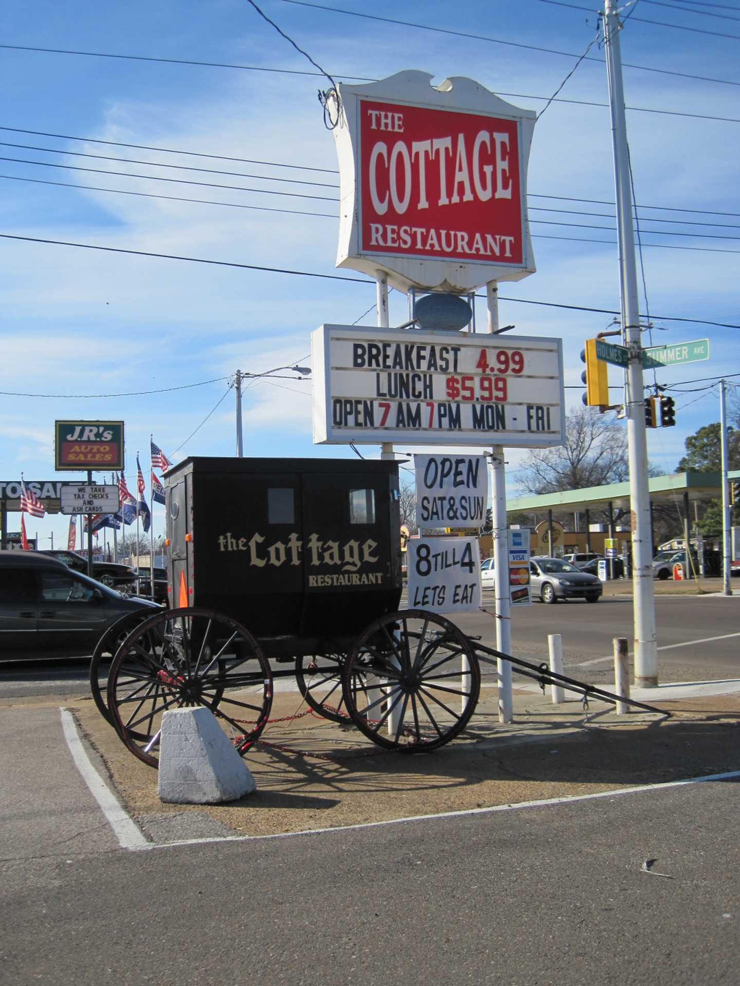File The Cottage Carriage And Sign Summer Ave Memphis Tn Jpg