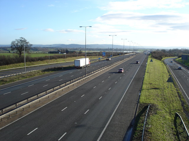 File:The M5 junction 8 - geograph.org.uk - 295626.jpg