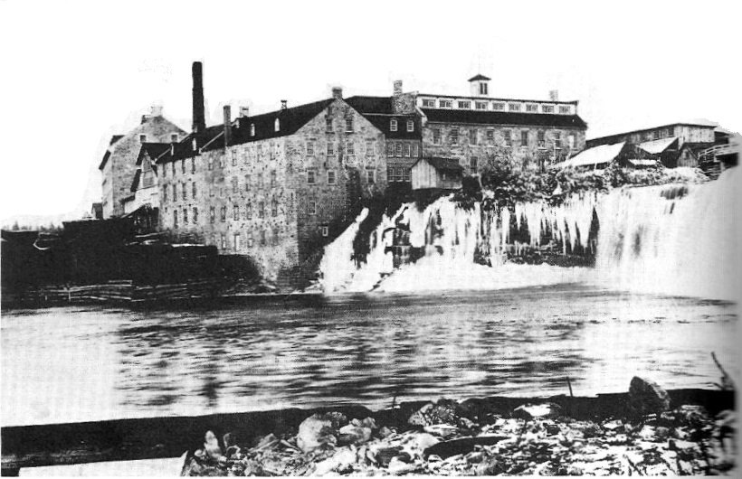 File The W C Edwards Saw Mills On The East Side Of Rideau Falls C 1900 Jpg Wikimedia Commons