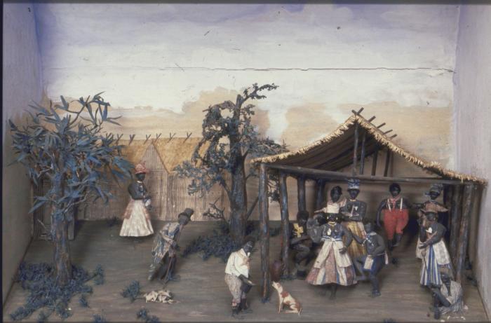 File:Tropenmuseum Royal Tropical Institute Objectnumber H-2492 Diorama van een Afro-Surinaams dansfees.jpg