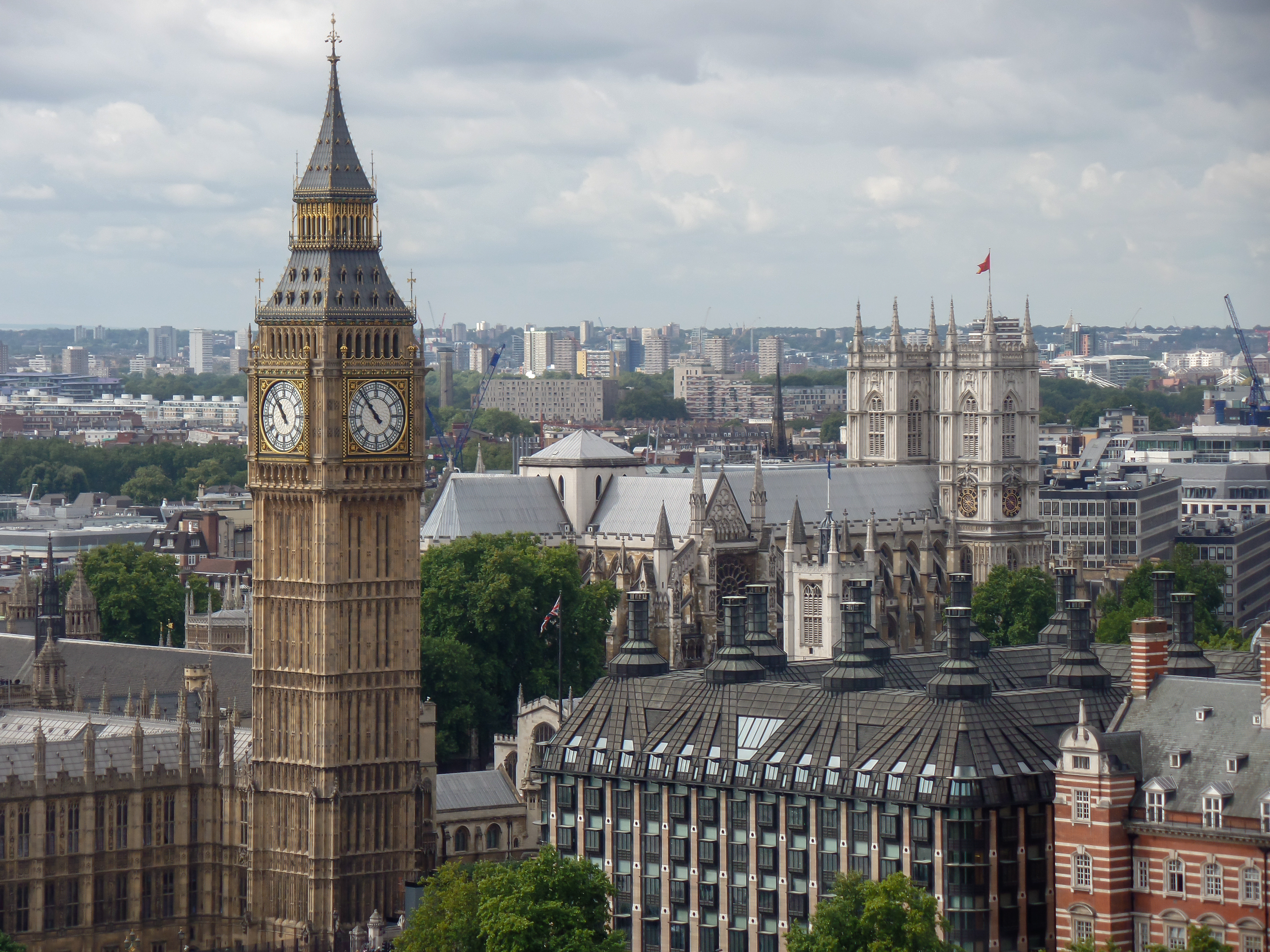 File Big Ben From The London Eye August 14 Jpg Wikimedia Commons