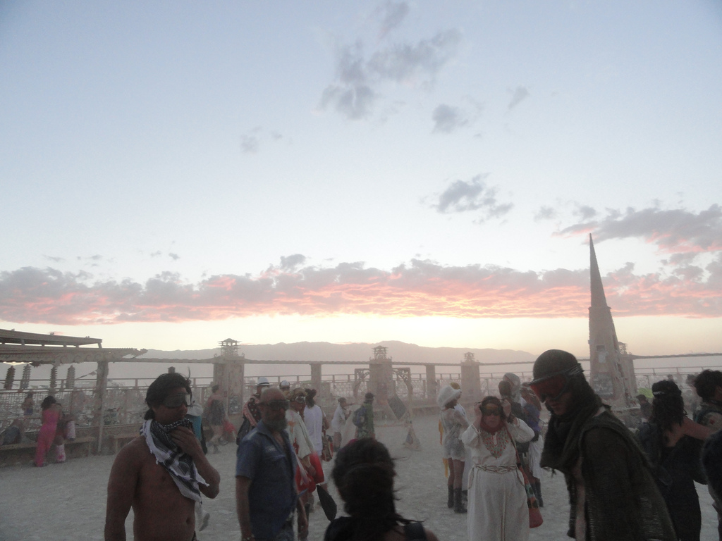 Burning man сожжение храма