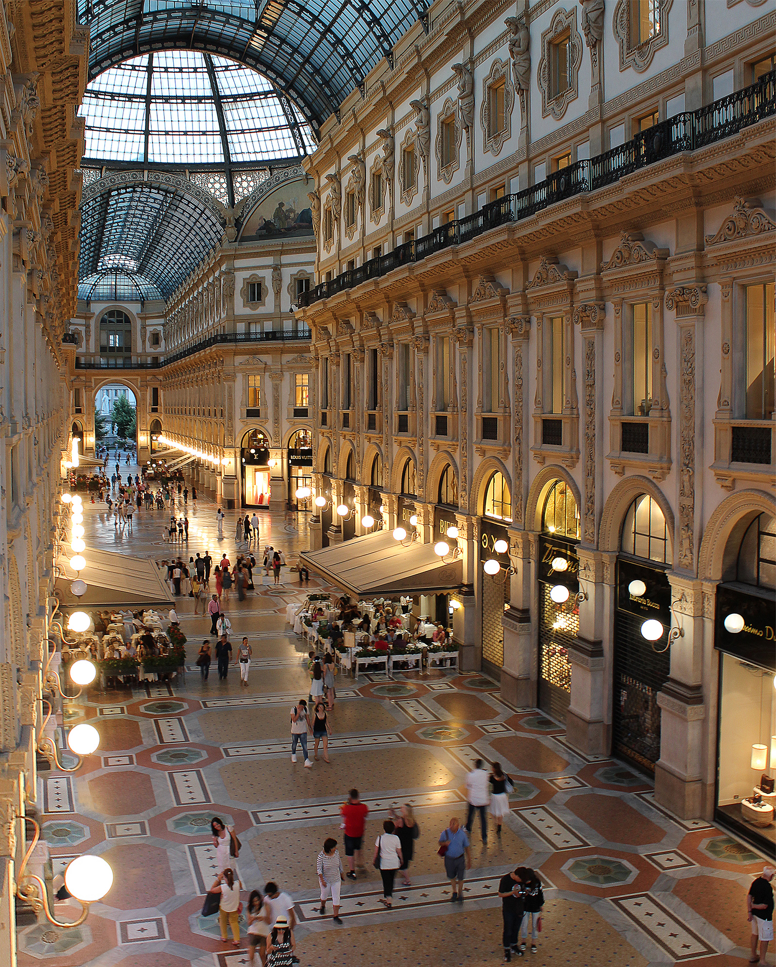 Passeggiata in galleria vittorio