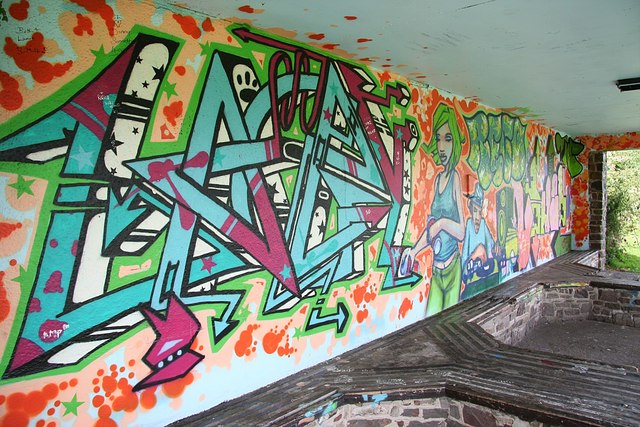 File:Graffiti or art ^ - geograph.org.uk - 873124.jpg