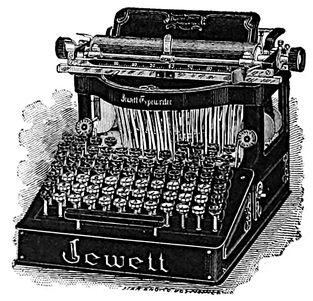Jewett typewriter
