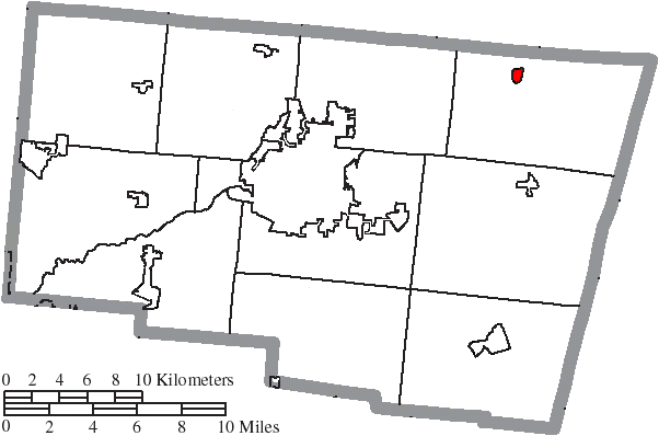 File:Map of Clark County Ohio Highlighting Catawba Village.png