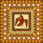 Example of a medallion quilt with applique. Medallion.jpg