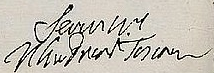 Signature of Gian Gastone de' Medici, Grand Duke of Tuscany (The Most Serene Grand Duke).png