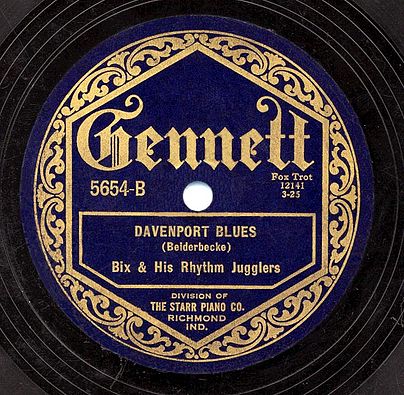 File:Bix Beiderbecke - "Davenport Blues" - 78 label.jpg