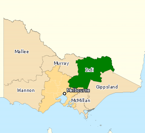 Division of Indi Australian federal electoral division