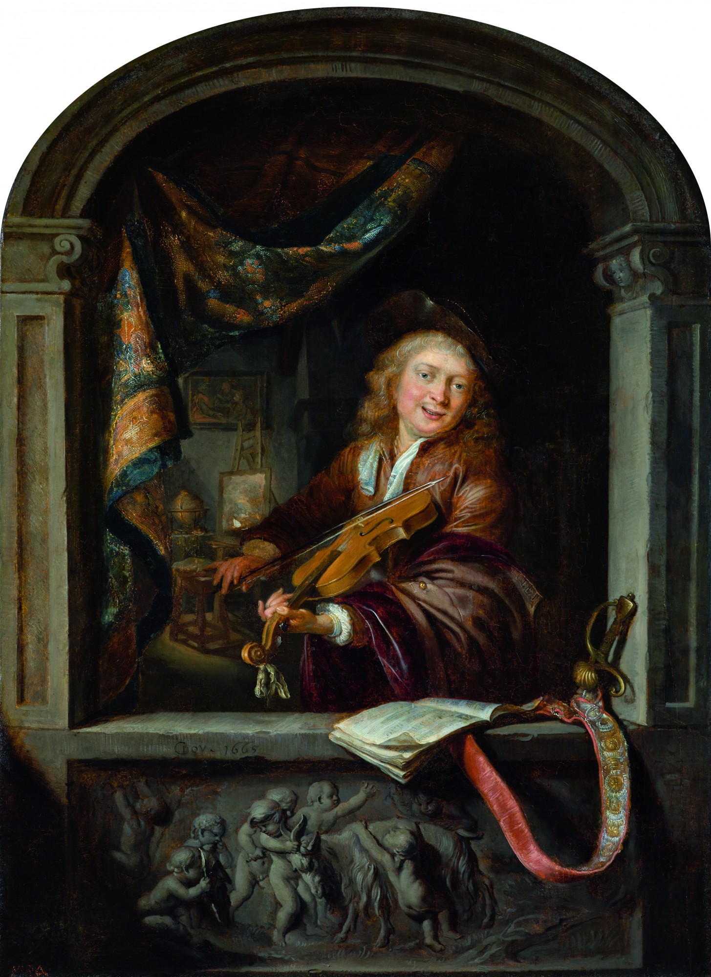 Le liseur by Gerrit Dou on artnet