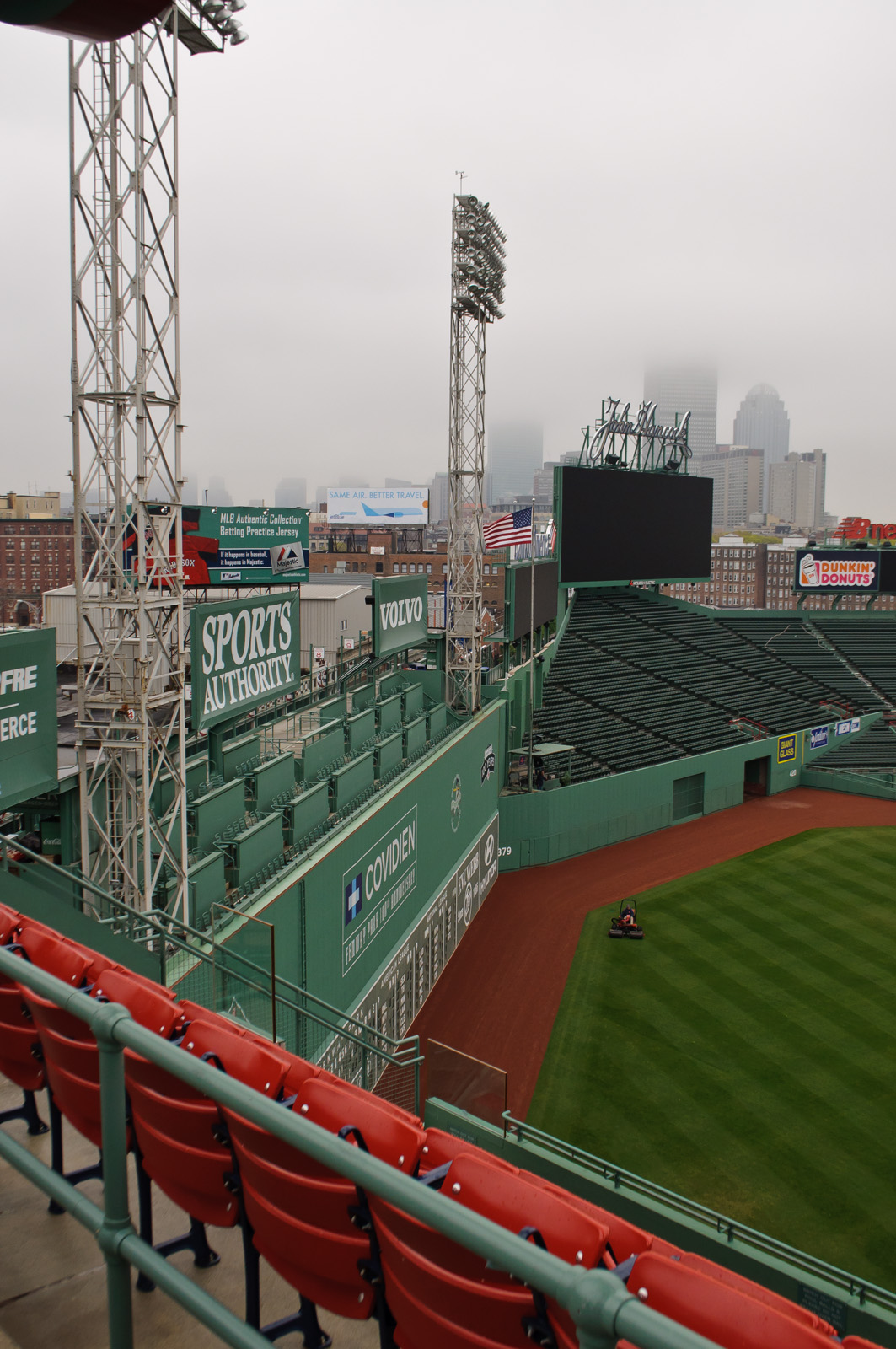 Sunday Night Baseball airs from atop Fenway Park's Green Monster