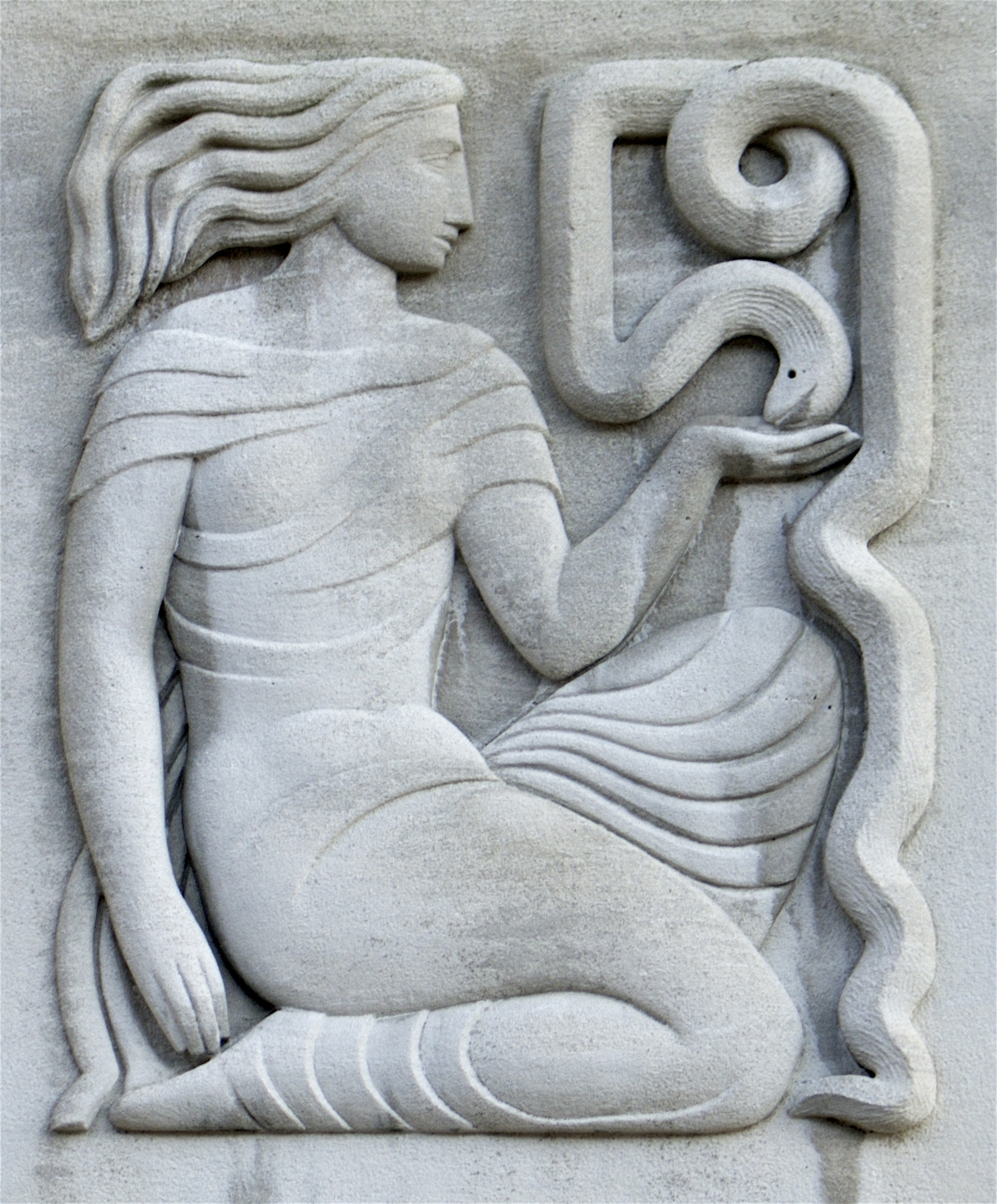 Богиня гигиея рисунок