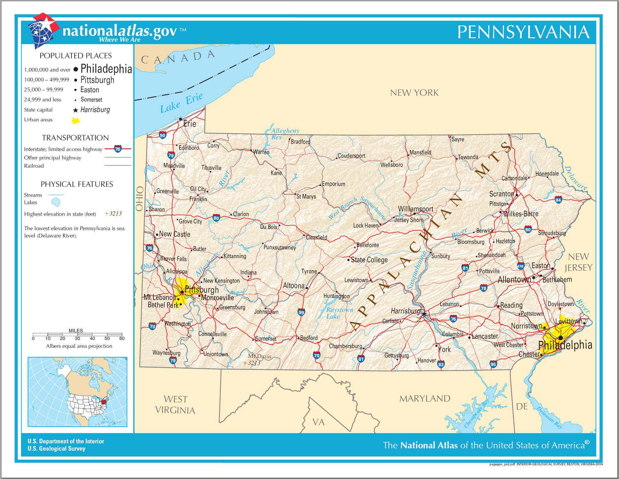Liste Der Orte In Pennsylvania Wikipedia