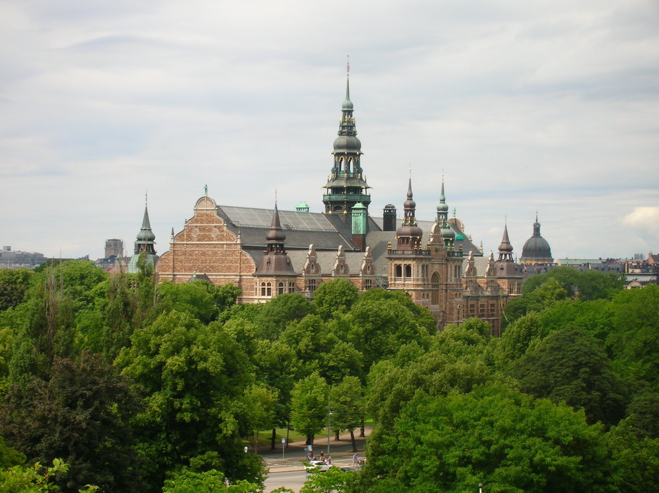 The Nordic Museum as seen from Skansen