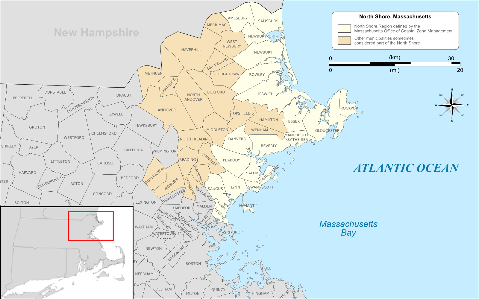 Peabody Ma Zip Code Map North Shore (Massachusetts) - Wikipedia