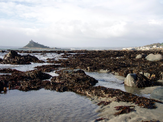 File:Rocks on the beach at Trenow Cove - geograph.org.uk - 98604.jpg