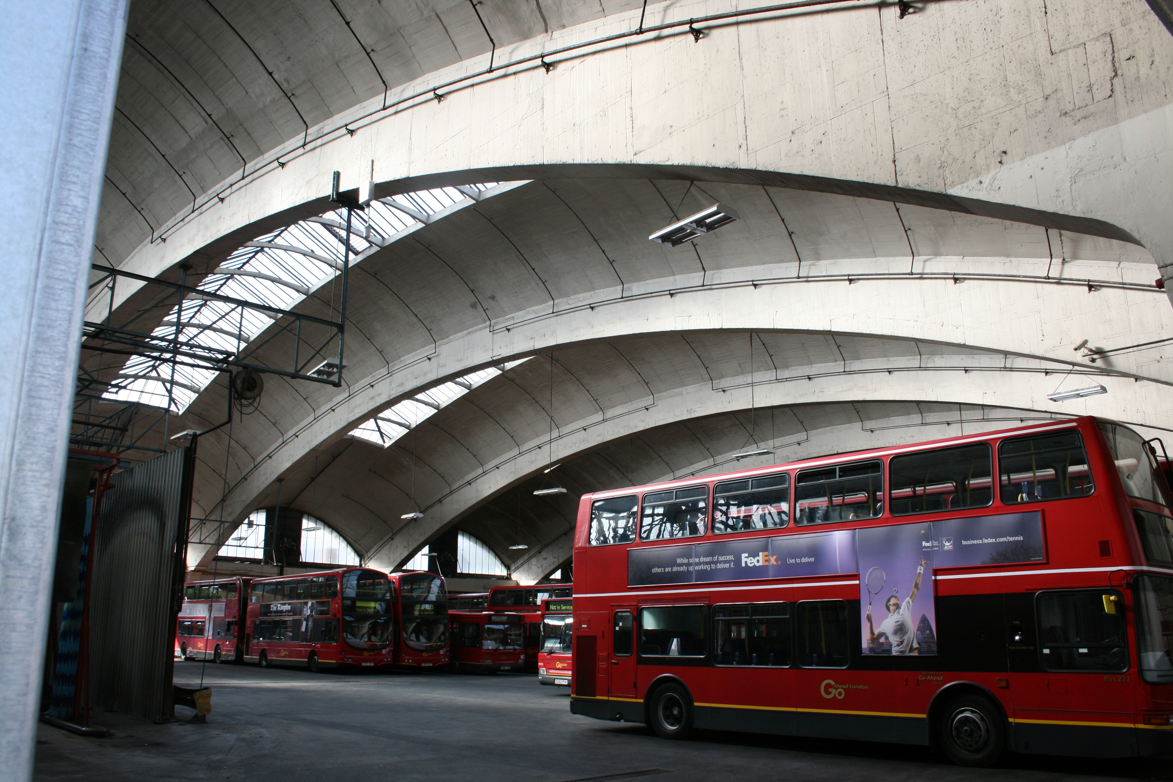 Bus garage