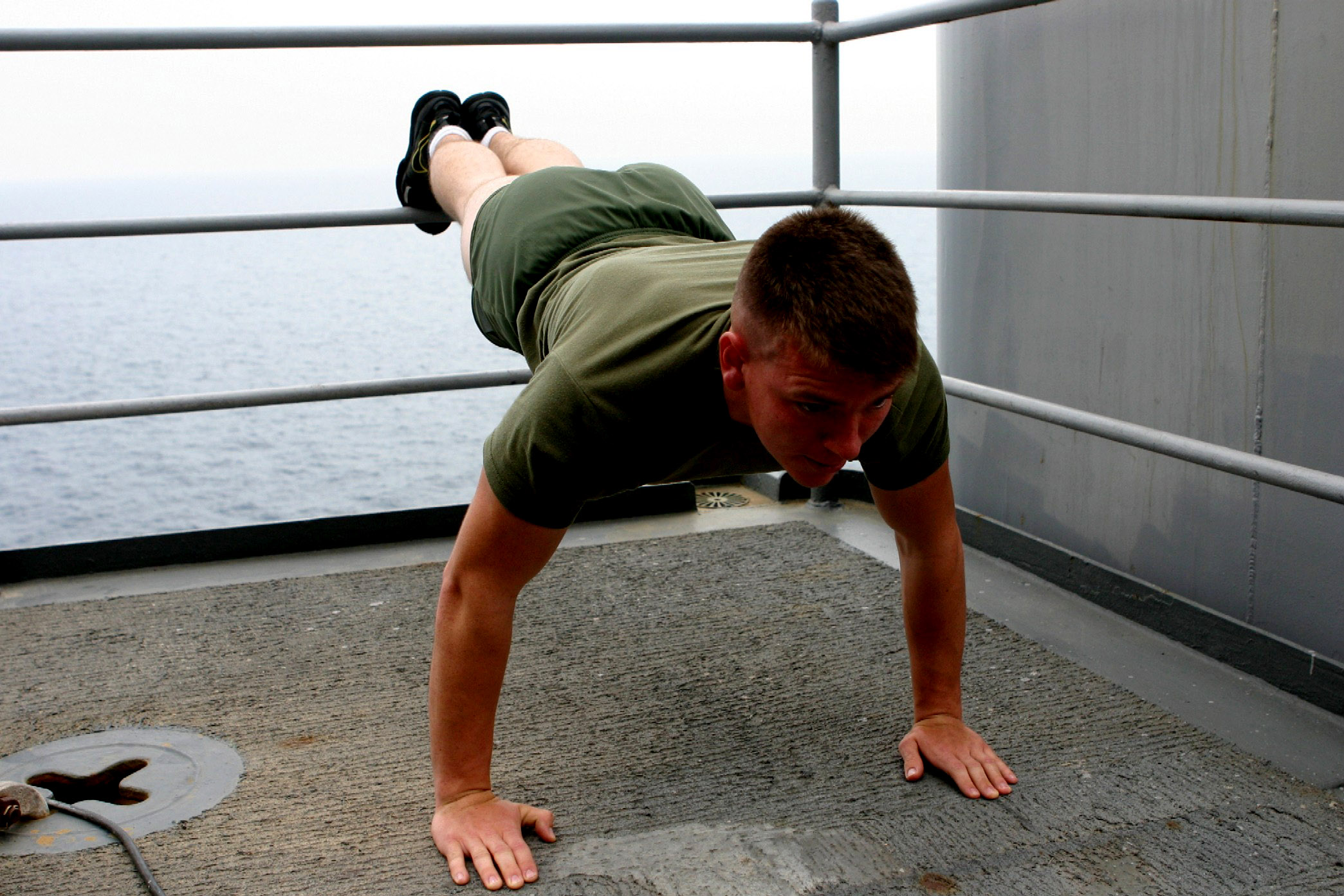 Incline Push ups