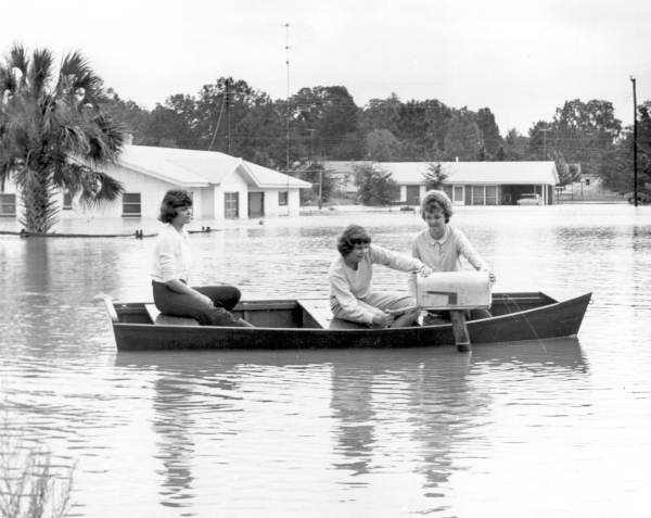 File:Young women check for mail in the wake of Hurricane Dora - Live Oak.jpg