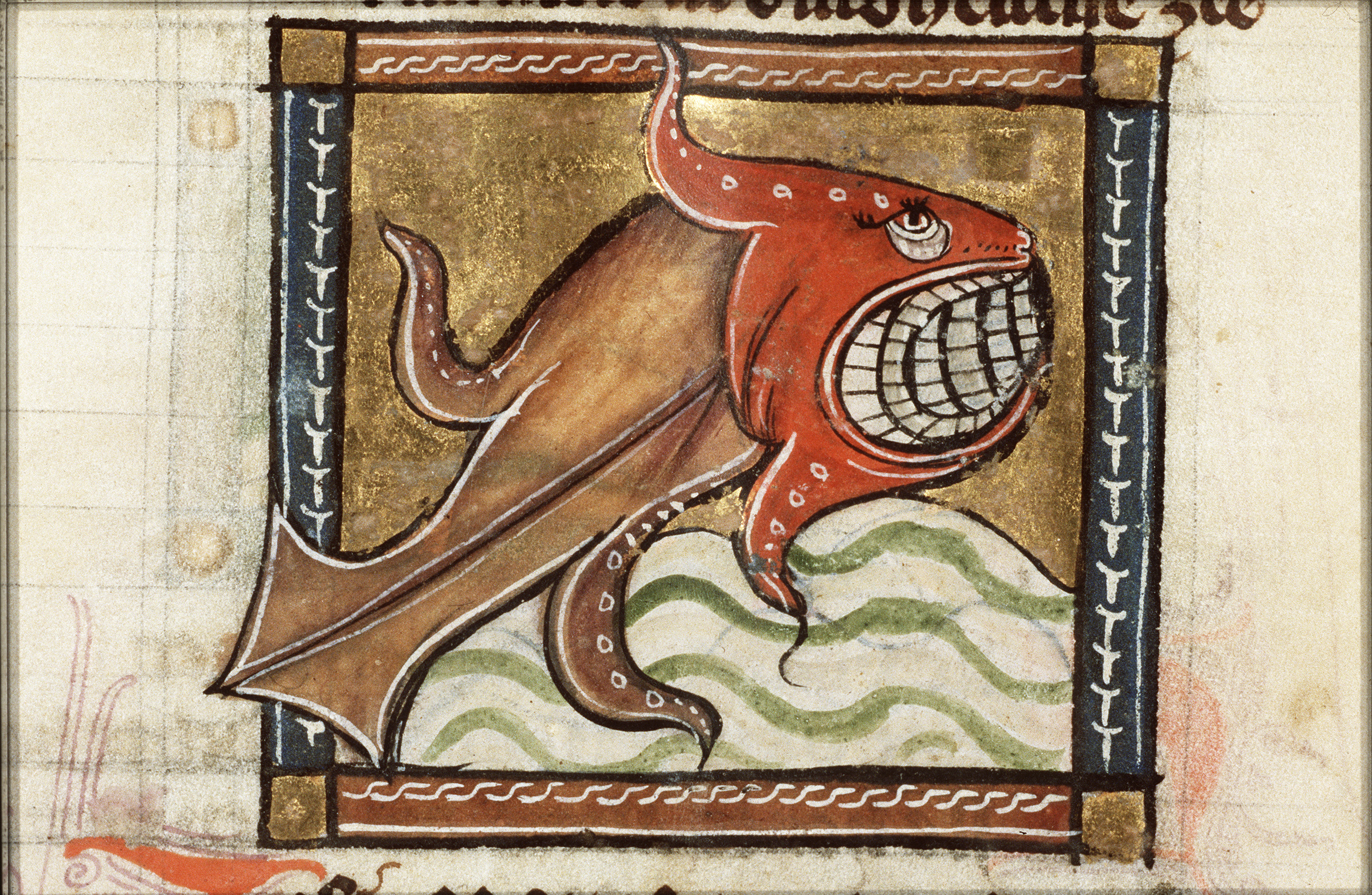 Бестиарий кит средневековье