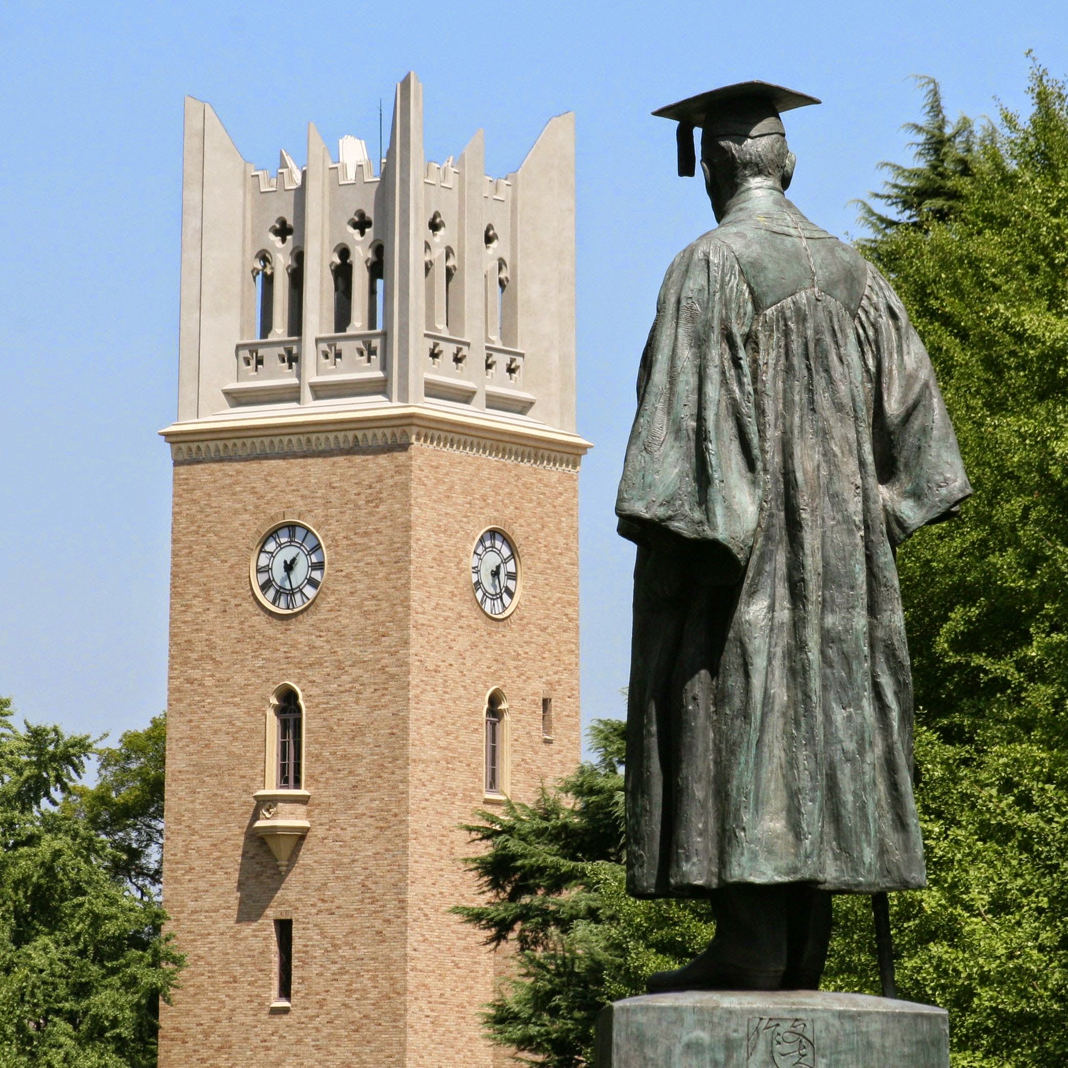 File:大隈重信の像と早稲田大学大隈講堂.jpg - Wikimedia Commons