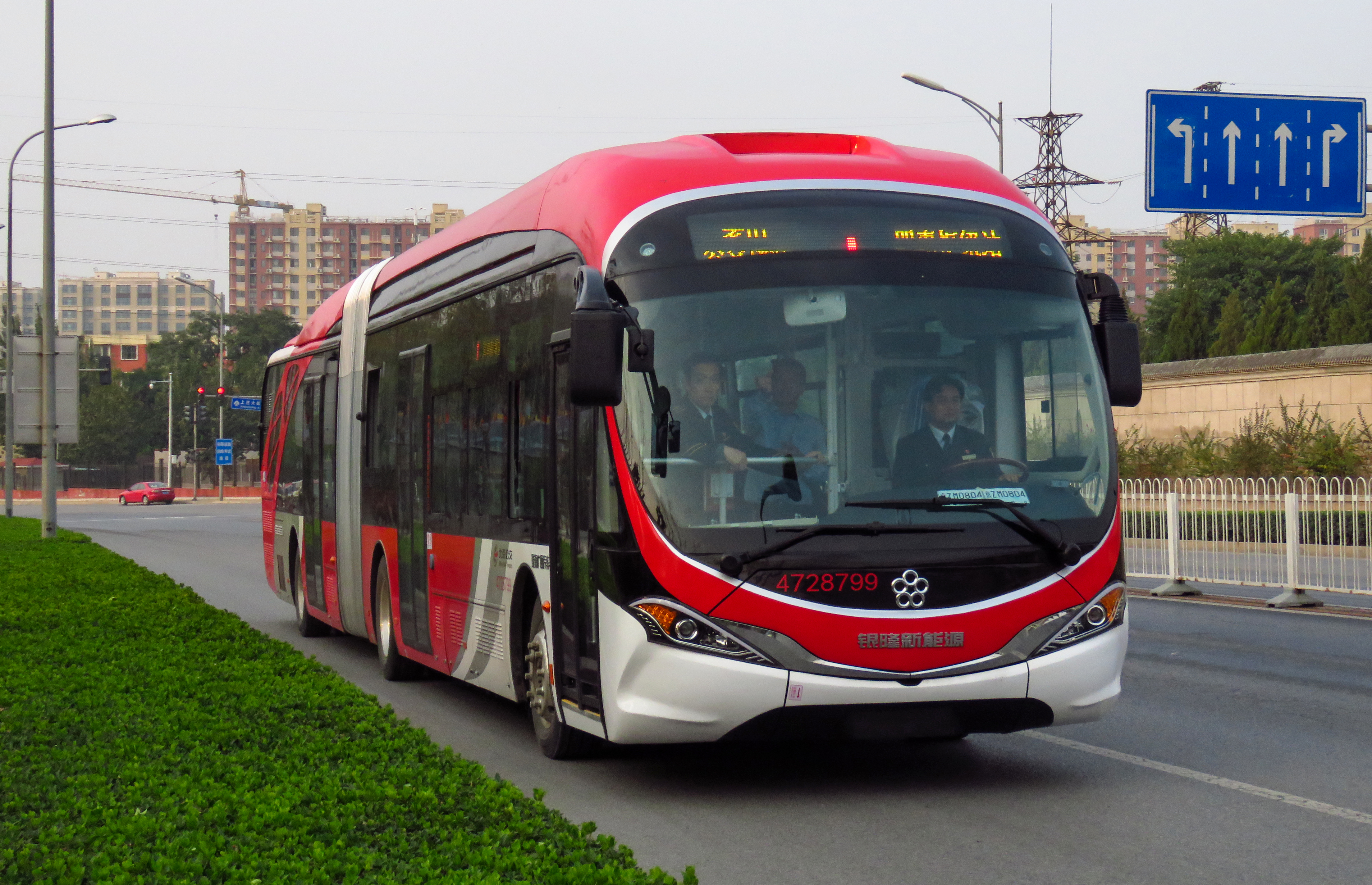 Ten buses. Пекинские автобусы.