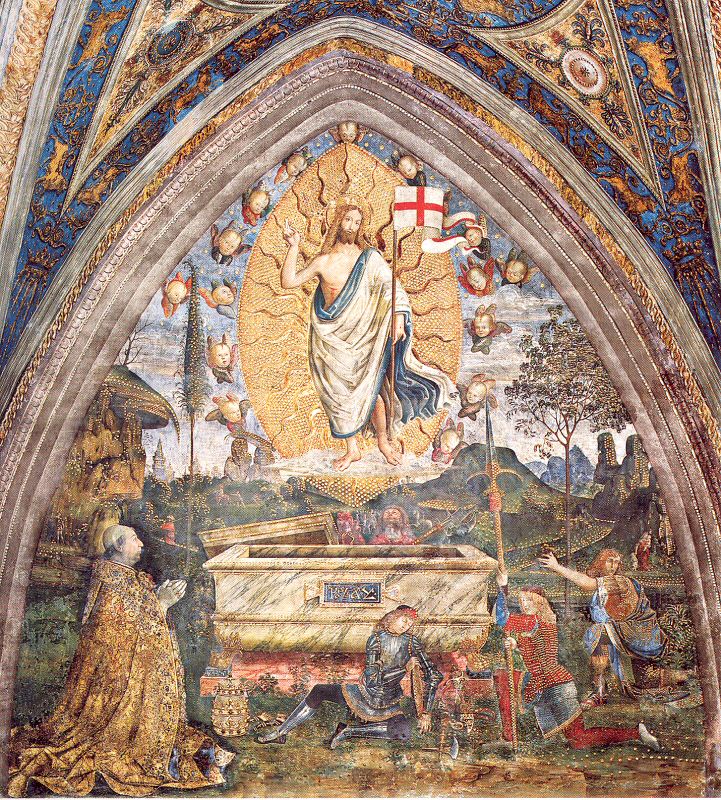 Art In Tuscany Pinturicchio Frescoes In The Borgia Appartments Of The Palazzi Pontifici In Vatican Podere Santa Pia Holiday House In The South Of Tuscany