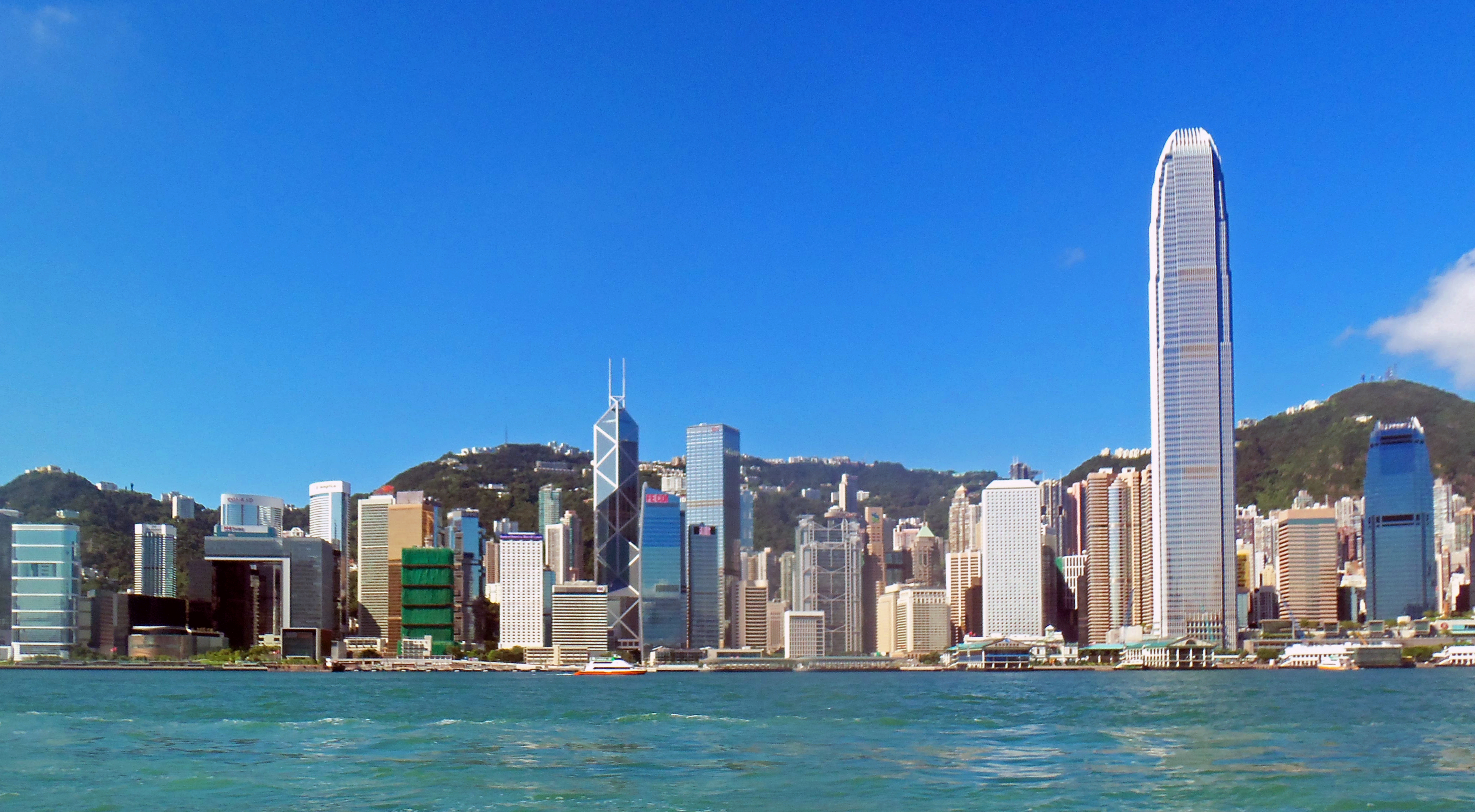 File:Central Skyline with IFC building from Star Ferry in Victoria