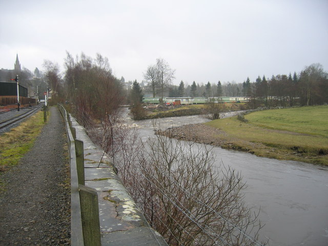 Confluence of Rivers South Tyne and Nent - geograph.org.uk - 170351