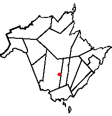 Poziția localității Fredericton