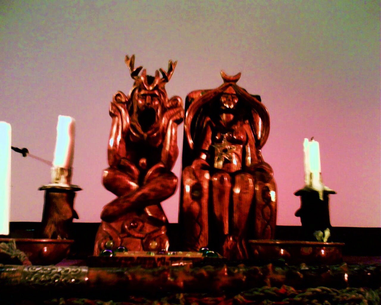 File:Horned God and Mother Goddess (Doreen Valiente's Altar).jpg ...