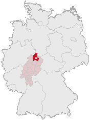 Lage des Landkreises Kassel in Deutschland.GIF