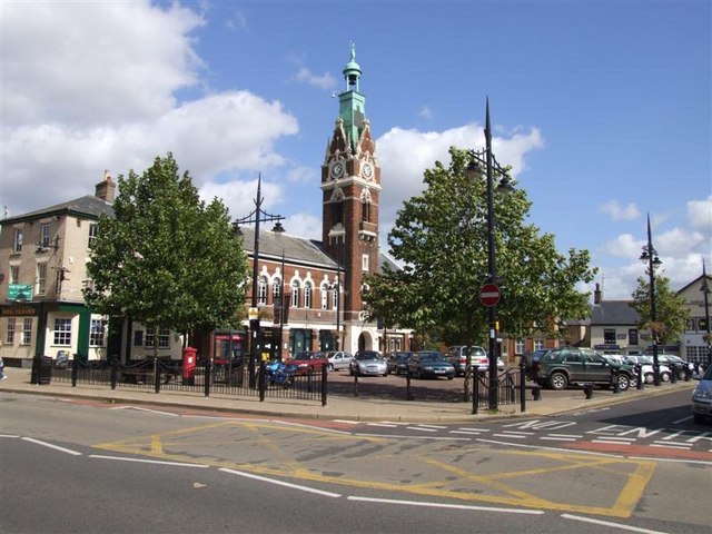 File:March Town Clock - geograph.org.uk - 232592.jpg